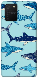 Чехол Shark pattern для Galaxy S10 Lite (2020)