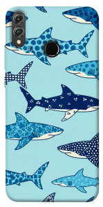 Чехол Shark pattern для Huawei Honor 8X
