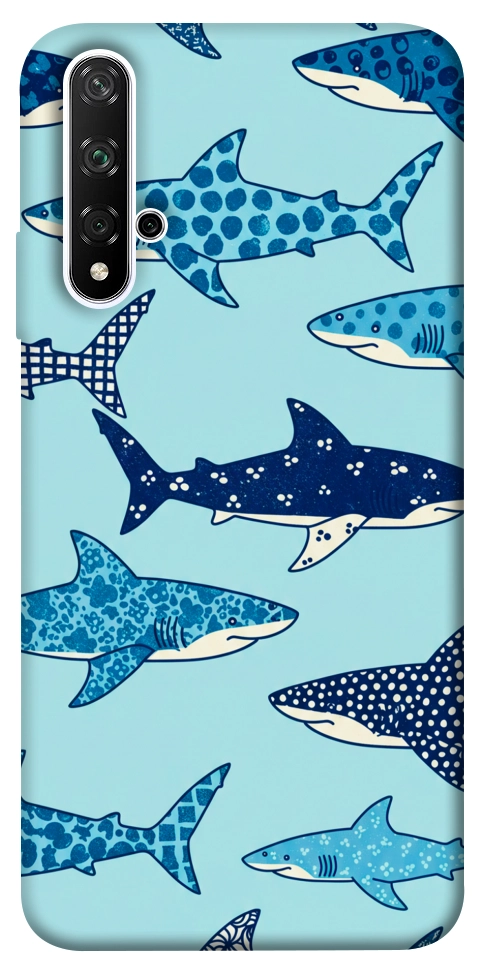 Чехол Shark pattern для Huawei Honor 20