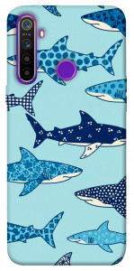 Чехол Shark pattern для Realme 5