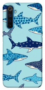 Чехол Shark pattern для Realme 6 Pro