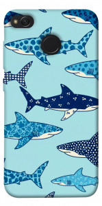 Чехол Shark pattern для Xiaomi Redmi 4X