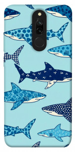 Чехол Shark pattern для Xiaomi Redmi 8