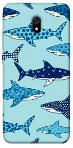 Чехол Shark pattern для Xiaomi Redmi 8a