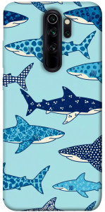 Чехол Shark pattern для Xiaomi Redmi Note 8 Pro