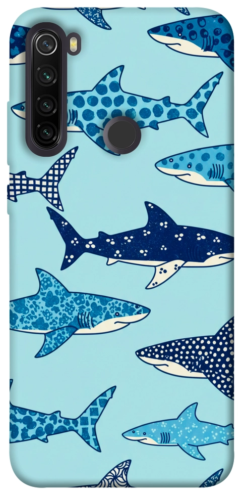 Чехол Shark pattern для Xiaomi Redmi Note 8T
