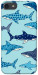 Чехол Shark pattern для iPhone 8
