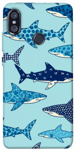 Чохол Shark pattern для Xiaomi Redmi Note 5 Pro