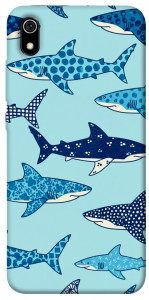 Чехол Shark pattern для Xiaomi Redmi 7A