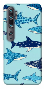 Чехол Shark pattern для Xiaomi Mi Note 10
