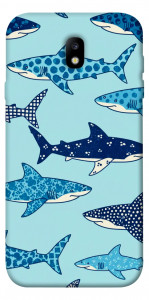 Чехол Shark pattern для Galaxy J7 (2017)