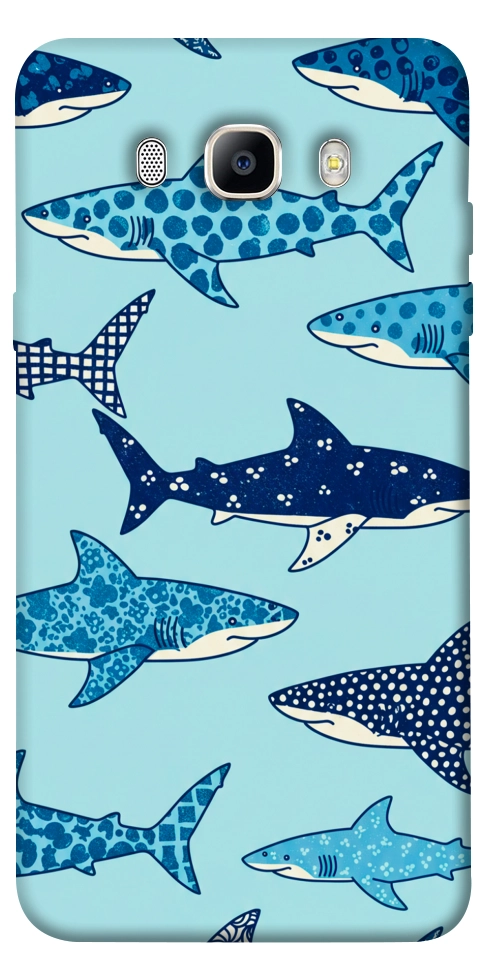 Чехол Shark pattern для Galaxy J5 (2016)