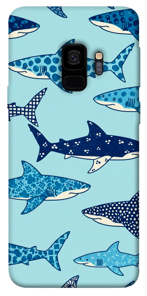 Чехол Shark pattern для Galaxy S9