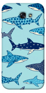Чехол Shark pattern для Galaxy A7 (2017)