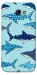 Чехол Shark pattern для Galaxy A7 (2017)