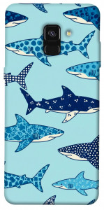 Чохол Shark pattern для Galaxy A8 (2018)