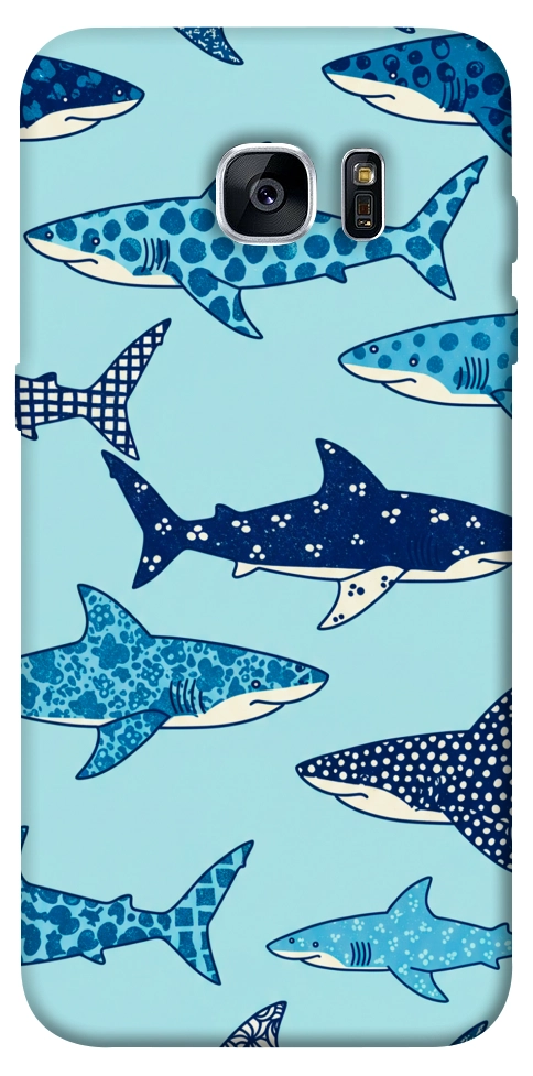 Чохол Shark pattern для Galaxy S7 Edge