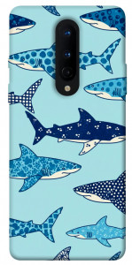 Чехол Shark pattern для OnePlus 8