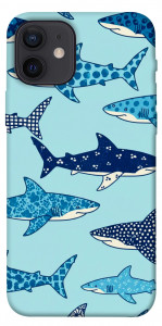 Чехол Shark pattern для iPhone 12