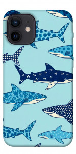 Чехол Shark pattern для iPhone 12 mini