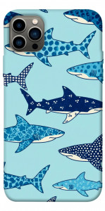 Чехол Shark pattern для iPhone 12 Pro