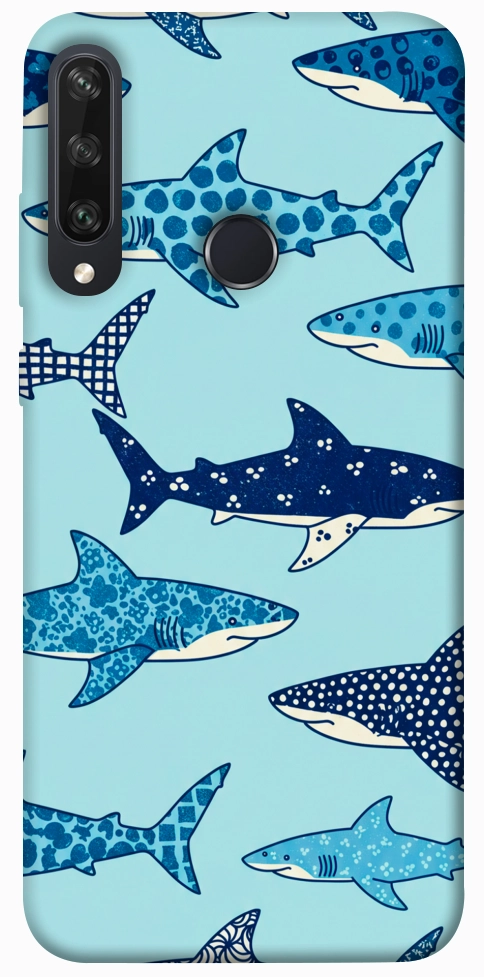 Чехол Shark pattern для Huawei Y6p