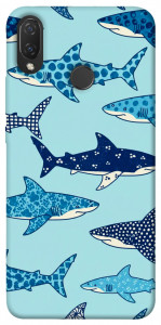 Чехол Shark pattern для Huawei P Smart+