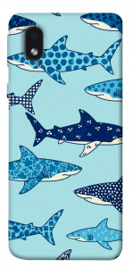 Чехол Shark pattern для Samsung Galaxy A01 Core