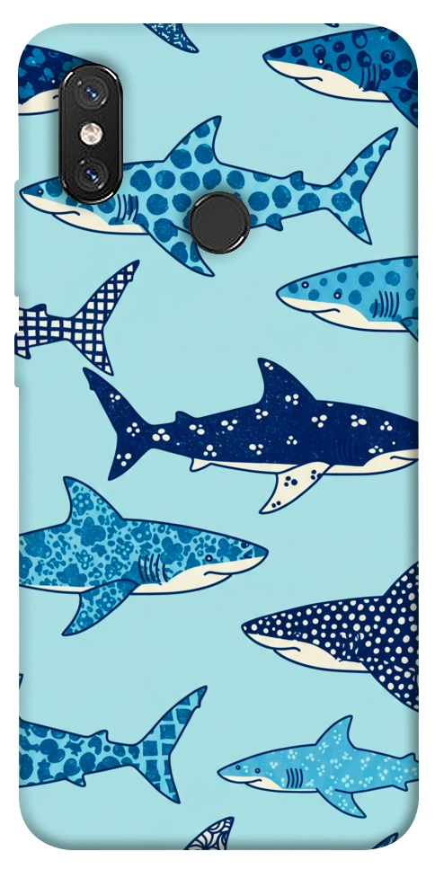 Чохол Shark pattern для Xiaomi Mi 8