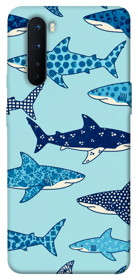 Чехол Shark pattern для OnePlus Nord