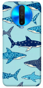 Чехол Shark pattern для Xiaomi Poco X2