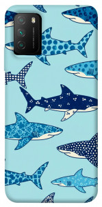 Чехол Shark pattern для Xiaomi Poco M3