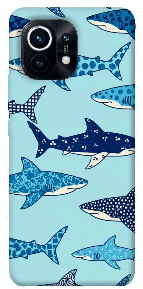 Чехол Shark pattern для Xiaomi Mi 11