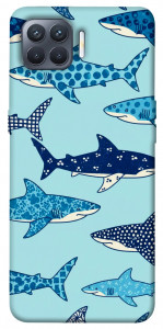 Чехол Shark pattern для Oppo Reno 4 Lite