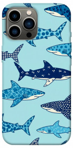 Чехол Shark pattern для iPhone 13 Pro Max