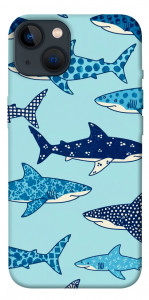 Чехол Shark pattern для iPhone 13