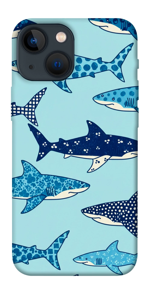 Чохол Shark pattern для iPhone 13 mini