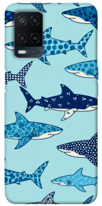 Чехол Shark pattern для Oppo A54 4G