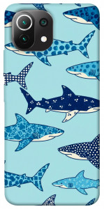 Чехол Shark pattern для Xiaomi Mi 11 Lite
