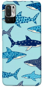 Чехол Shark pattern для Xiaomi Redmi Note 10 5G