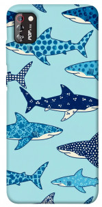 Чехол Shark pattern для TECNO POP 4 Pro