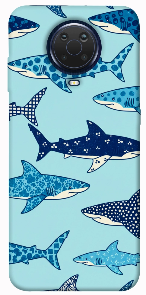 Чехол Shark pattern для Nokia G20