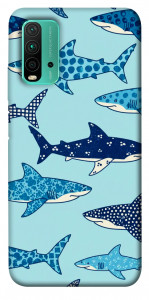 Чехол Shark pattern для Xiaomi Redmi 9 Power