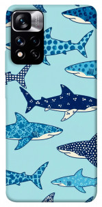 Чехол Shark pattern для Xiaomi Redmi Note 11 5G