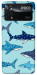 Чехол Shark pattern для Xiaomi Poco X4 Pro