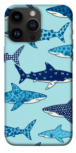 Чехол Shark pattern для iPhone 14 Pro Max