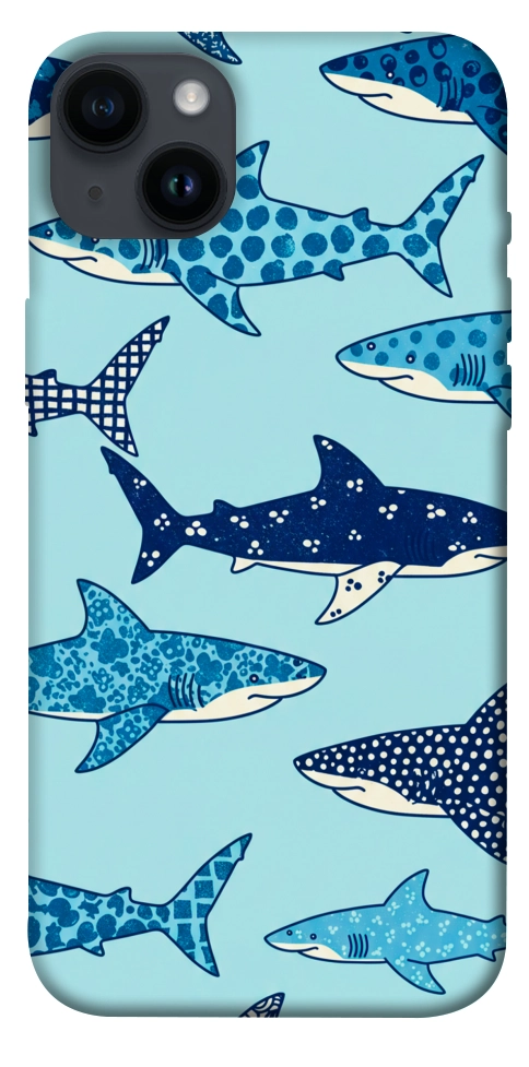 Чохол Shark pattern для iPhone 14 Plus