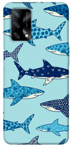 Чехол Shark pattern для Oppo F19