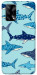 Чехол Shark pattern для Oppo F19