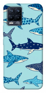Чохол Shark pattern для Realme 8